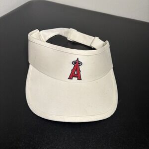 Los Angeles‎ Angles MLB Visor White One Size Adjustable Baseball